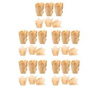 Xnuiasqe 1000 moldes de papel para hornear magdalenas y magdalenas de tulipán para bodas y cumpleaños