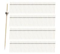 Xnuiasqe 200 palillos decorativos de bolas de discoteca para aperitivos, pinchos de bambú elegantes para aperitivos, bebidas, decoraciones de fiesta de discoteca