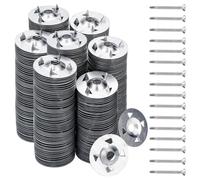 Xnuiasqe 300 Arandelas de SujecióN para Tableros de Espuma para InstalacióN de Paneles de Tableros de Espuma, Tornillos y Arandelas para Tableros de Espuma