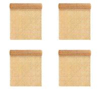 Xnuiasqe 4 correas de ratán natural de 16 pulgadas de de 40 pulgadas de (3.3 pies) rollos de correas de ratán para muebles, sillas, armarios