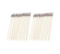 Xnuiasqe 40 Piezas de Caballetes de Pintura de Madera y Metal con Pinzas de Cocodrilo, Herramientas de Modelado para Piezas de Modelos de Aerógrafo