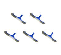 Xnuiasqe 5 cabezales de cepillo de piscina, cepillos de piscina para limpiar de piscina, extremos curvos, cepillo de limpieza de piscina de alta eficiencia