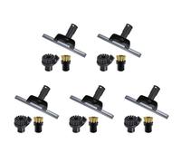 Xnuiasqe 5 cepillos redondos para boquillas de ventana SC2 SC3 SC4 CTK10 CTK20 para espejos limpiadores de vapor, humedad limpia