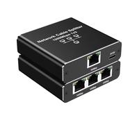 Xnuiasqe Adaptador Ethernet de 1000 Mbps, Divisor de Internet LAN, Conmutador Gigabit Cat 6 RJ45 para PC, Portátil, TV Box, Enrutador 1 A 3