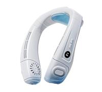 Xnuiasqe Aire Acondicionado de Cuello 2 en 1 con Placa de Refrigeración, Batería de 5200 MAh, Ideal para Exteriores, Interiores y Viajes.