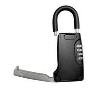 Xnuiasqe Almacenamiento Portátil de Llaves, Caja de Seguridad Metálica con, Caja de Seguridad Reiniciable con Combinación para Agentes Inmobiliarios, para el Hogar.