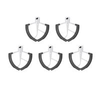 Xnuiasqe Batidor de borde flexible 5X para batidora de soporte de elevación de , de mezcla de masa de 6 cuartos de galón con bordes de silicona flexibles