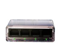 Xnuiasqe Conmutador de Red Gigabit de 1000 Mbps, Concentrador LAN RJ45, Adaptador, Divisor de Internet, Conmutador Ethernet/MDIX Automático para Enrutador WiFi.