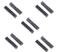 Xnuiasqe Estante lateral para máquina de tejer, 5 pares de accesorios de plástico L/R para máquina de tejer de cañas plateadas SK155 SK280 SK218