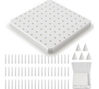 Xnuiasqe Esterilla Refractaria de Cerámica para Horno (1 Paquete), Resistente A Altas Temperaturas (1350 °C), Reutilizable, Ideal para Trabajos de Arcilla.