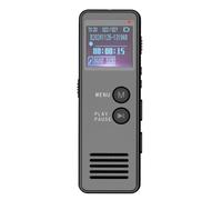 Xnuiasqe Grabadora de 8 GB HD para Conferencias de Estudiantes, Reproductor MP3 Externo, Grabadora