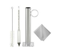 Xnuiasqe Kit de de Prueba de Hidrómetro de Jarabe de Arce, Hidrómetro para Hacer Jarabe de Arce, Kit de Hidrómetro de Jarabe de Arce, Suministros de Jarabe de Arce