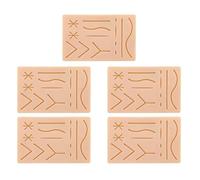 Xnuiasqe Kit de entrenamiento de sutura para la piel, kit de entrenamiento de sutura, almohadilla de sutura, accesorios para práctica y entrenamiento