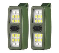 Xnuiasqe Linterna LED Pequeña Recargable, Luz de Clip para Correr, Corredores, Luces de Seguridad para Pasear Perros por la Noche.