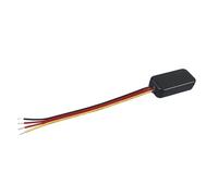 Xnuiasqe Mini Interruptor con Sensor Movimiento por Radar Microondas Penetrable 3 A 24 V CC,con Encendido y Apagado Automático Luz,Retardo 30 S,para Armario y Pasillo,Color Negro.