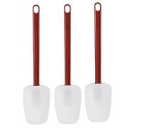 Xnuiasqe Pack de 3 EspáTulas Silicona Resistente Al, EspáTula Silicona, EspáTula Raspadora Goma 10 Pulgadas, Uso Cocina B