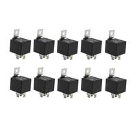 Xnuiasqe Paquete de 10 Interruptores de Relé Impermeables de 30/40 Amperios de 5 Pines y 12 V para ReléS Marinos Automotrices para Barcos y Coches con Ventilador AutomáTico