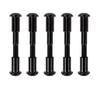 Xnuiasqe Perno de Bisagra Plegable Negro, Reparación de Bloqueo de Acero Endurecido, Gancho de Tornillo Fijo para M365 Patinete Eléctrico