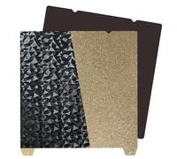 Xnuiasqe Placa de ConstruccióN PEO con Textura Suave + Pei de 235 X 235 Mm, Cama de ImpresióN de Acero con Resorte PEO Pei con Placa de ConstruccióN MagnéTica para K1/ 5 S1