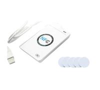 Xnuiasqe Programador ACR122U ISO14443 Lector de Tarjetas con Chip Inteligente 13,56 MHz Etiqueta Clon Copiadora IC 1K S50 Escritor de Tokens Duplicador NFC(A)