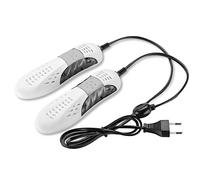 Xnuiasqe Secador de Zapatos con Forma de Coche de Carreras, Protector de Pies, Desodorante para Botas, Dispositivo Deshumidificador con Calentador de Luz Voilet, 18 W (B), Enchufe de la UE