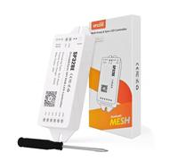 Xnuiasqe SP328E MESH Group SPI RGB LED Controlador Amplificador de Señal Inalámbrico RGB Dimmer Mesh Bluetooth APP Sincronización de Señal