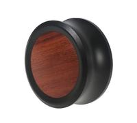 Xnuiasqe Tocadiscos de Vinilo LP de 76 mm de Diámetro Aluminio Madera Peso Récord Estabilizador de Disco Tocadiscos de Vinilo LP