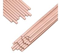 Xnuiasqe Varillas para Soldadura Fuerte, BCuP-5 15% Plata, Cobre, Fósforo, Industrial, 0,050 X 1/8 X 10 Pulgadas, 60 Unidades