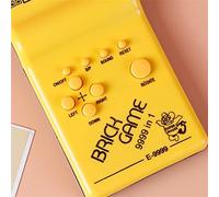 Xnukaw Consola de Juegos Portátil Brick 16 Velocidades 15 Patrones | Juguete Electrónico Retro con Sonido Apagado, Función de Pausa, Apagado Automático, 16 Niveles de , Rotación en el Sentido