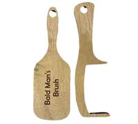 Xnukaw Juego de Peine y Cepillo para Hombre Calvo, Broma sin Pelo de | Divertido Regalo de Mordaza para Cumpleaños y Día del Padre, Herramienta para el Cuero Cabelludo de Doble Propósito con
