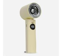 Xnukaw Ventilador Portátil de Mano con Pantalla Digital para Viajes Al | Recargable por USB, Batería de Litio de 2000 MAh, Diseño Plegable, Flujo de Aire de Turbina Silencioso, Soporte Vertical