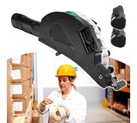 XNXYSMKJ Etiquetadora de Etiquetas Adhesivas de Mano Ancho máximo 4 cm Longitud 15-60 mm. Admite Etiquetas de Varias Formas, máquina etiquetadora eléctrica con 2 baterías. Etiquetado Continuo
