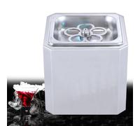 XNXYSMKJ Máquina de Hielo de sobremesa para Vasos de Vidrio, de Acero Inoxidable, se Conecta a un Tanque de CO2, alcanza una Temperatura de enfriamiento de hasta -45 °C para Bares y restaurantes