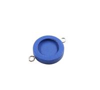 XNXYZABCE Bases para Colgantes para la creación de Joyas, Bandejas Colgantes de cabujón Madera con Anillo conexión Doble, Multicolor, 12-30mm, 40 Uds(Blue,20mm)