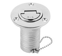 XNXYZABCE Bocchettone di Riempimento per Ponte Barca in Acci Cubierta de Combustible Marino Acero Inoxidable 316, Tapa sin Llave 38mm y 50mm for yate, Caravana, Barco(B(50mm))