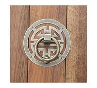 XNXYZABCE Tirador de bronce antiguo vintage para cajones, Tiradores de cajón for puerta gabinete, anillo cobre tallado, latón bronce, 6,5-10cm(10cm Bronze)