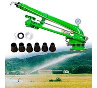 XNYXLPP Aspersor de riego para Granjas, aspersor de Impacto por impulsos, rociador para riego de Gran área, para Jardines, Granjas, huertos y huertos de Verduras