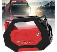 XNZJHPP Arrancador de Coche de 12V/24V - Súper Seguro para Coches, Camiones y Furgonetas - Batería Externa y luz de Emergencia - Resistente a temperaturas extremas de -20°C a 60°C