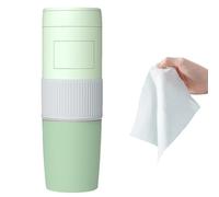 XNZJHPP Calentador de Toallas portátil de 15 W con Control automático de Temperatura para spas, Salones de Belleza y Uso doméstico - Ideal para Toallas faciales Desechables (Green)
