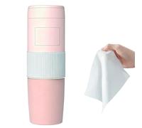 XNZJHPP Calentador de Toallas portátil de 15 W con Control automático de Temperatura para spas, Salones de Belleza y Uso doméstico - Ideal para Toallas faciales Desechables (Pink)