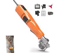 XNZJHPP Cuchillo eléctrico Recargable de 18 V para la recolección de Resina: 3 velocidades, Grosor de Corte Ajustable de 0 a 2,0 mm para una extracción eficiente de Caucho y Corteza.