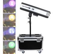 XNZJHPP Focos LED para Escenario con Estuche de Vuelo, luz de Control Manual Multicolor para Fiestas, teatros, Discotecas, Bodas, cumpleaños, Fiestas navideñas, focos para escenarios (330W)