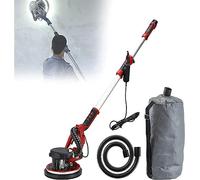 XNZJHPP Lijadora de Pared, lijadora de Paneles de Yeso, lijadora Plegable de Chapa de Roca con aspiradora automática sin Polvo, Discos de Lijado para Techo y Pared (100sandpad)