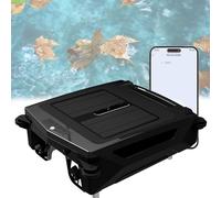 XNZJHPP Limpiador de Piscinas robótico Solar/eléctrico Compatible con App, Robot Limpiador de Piscinas automático con Sistemas de evitación de obstáculos, Limpieza Continua Diurna y Nocturna