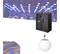 XNZJHPP Luz LED de Bola de elevación CNC, luz de Matriz, luz de elevación a Todo Color de Escenario controlado, Efecto de suspensión cinética, Adecuada para Bodas, escenarios, 5 m