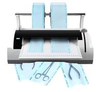 XNZJHPP Máquina selladora de Embalaje médico,Máquina empacadora selladora de Bolsas de esterilización Especial de 100 W,Profesional para Equipos dentales,Ancho máximo de Sellado: 300 mm