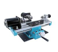 XNZJHPP Micro Torno, 400 W, Velocidad Variable de 7000 RPM, Herramienta para Aficionados al Trabajo de la Madera y el Metal, Equipo de Ciencia y tecnología para la creación de Modelos.