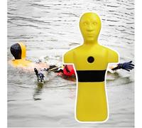 XNZJHPP Muñeco de Rescate acuático para prevención de ahogamiento, Herramientas de enseñanza para prevención de ahogamientos, Dispositivo de Rescate Pesado (Yellow)