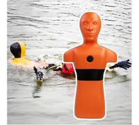 XNZJHPP Muñeco de Rescate acuático para prevención de ahogamiento, Herramientas de enseñanza para prevención de ahogamientos, Dispositivo de Rescate Pesado (Orange)