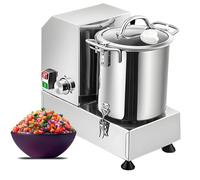 XNZJHPP Procesador de Alimentos Comercial de Alta Resistencia de 1800 W, picadora eléctrica de Verduras y Carne de 2800 RPM, picadora de Acero Inoxidable de 9 L para restaurantes y comedores. (15l)